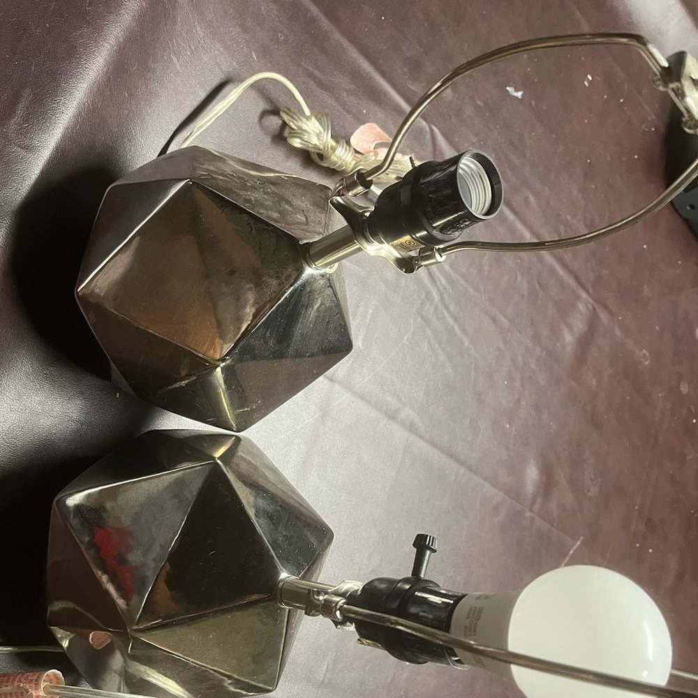 Silver lamps
